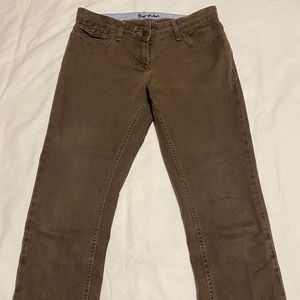 Boden Brown Cropped Jeans, 6